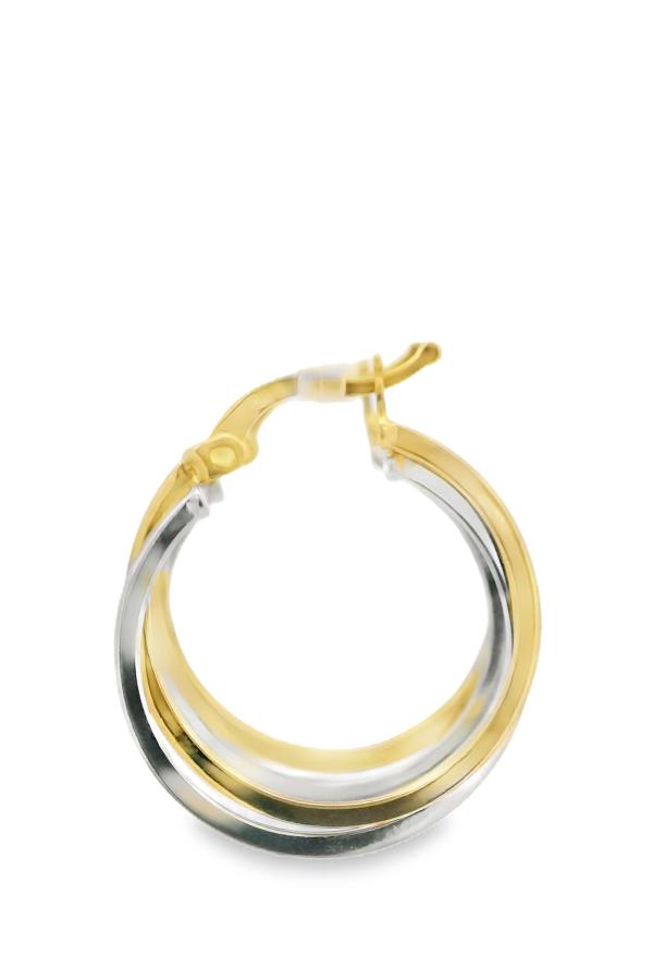 Cigold Taşsız Küpe 14 Ayar Altın 2.54 Gr OA-K1TB01019334