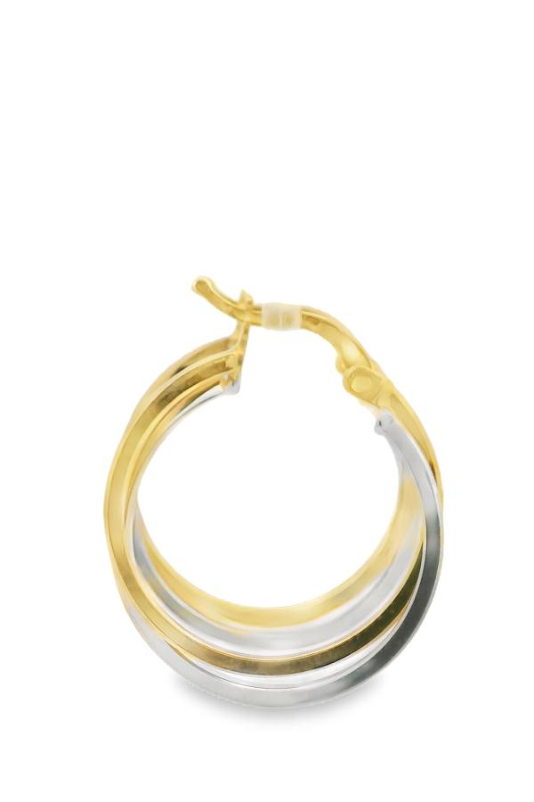 Cigold Taşsız Küpe 14 Ayar Altın 2.54 Gr OA-K1TB01019334