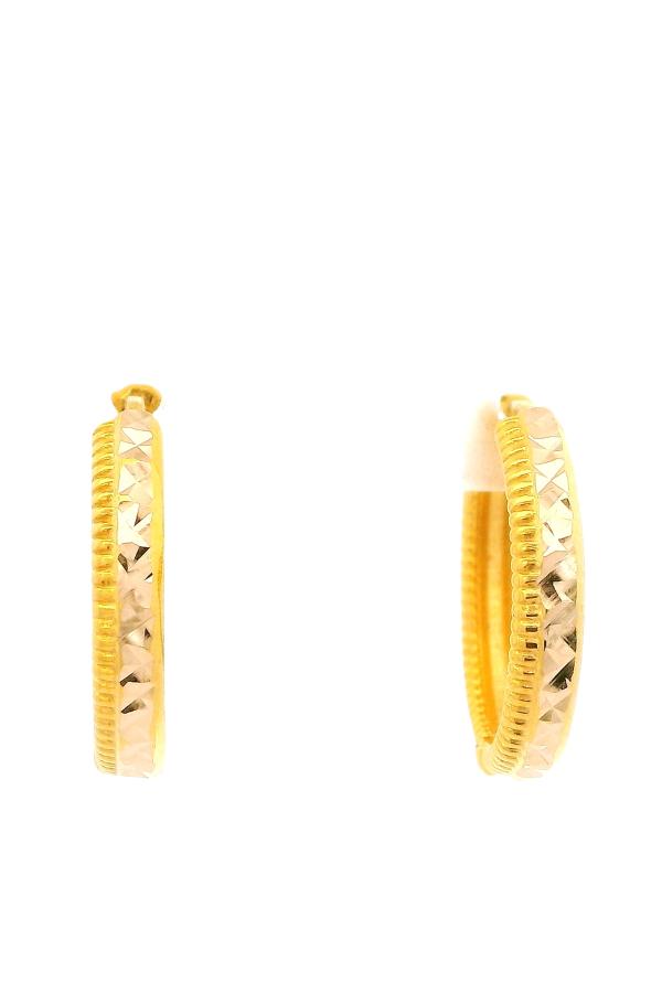 Cigold Taşsız Küpe 14 Ayar Altın 2.67 Gr OA-K2TB01029436