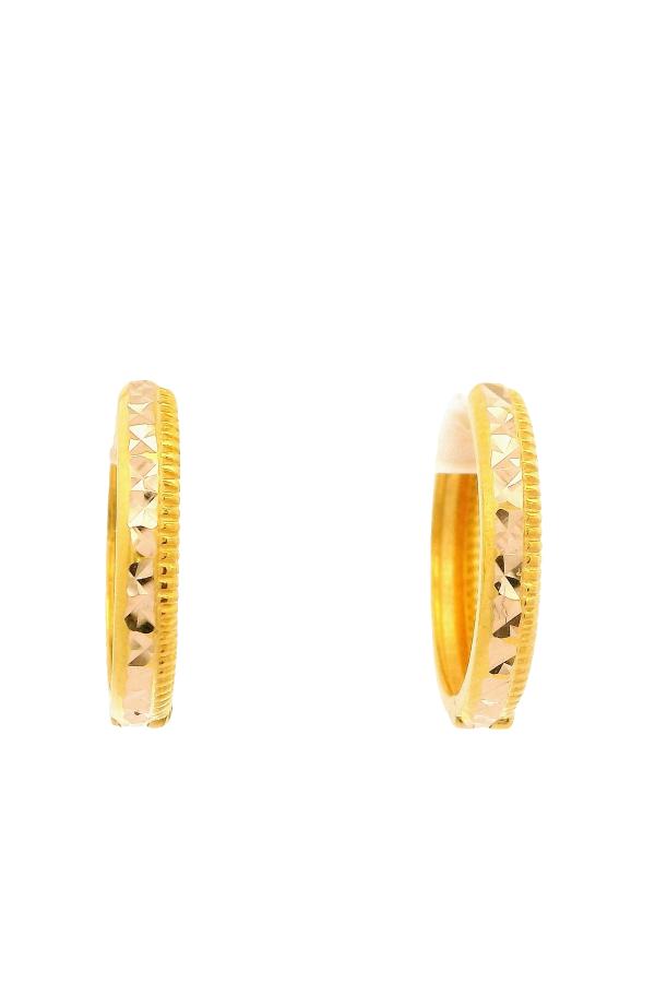 Cigold Taşsız Küpe 14 Ayar Altın 2.67 Gr OA-K2TB01029436