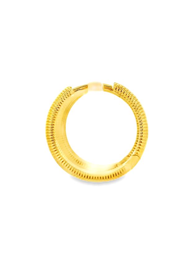 Cigold Taşsız Küpe 14 Ayar Altın 2.84 Gr OA-K2TB01029455