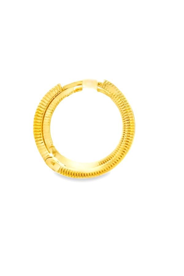 Cigold Taşsız Küpe 14 Ayar Altın 2.84 Gr OA-K2TB01029455