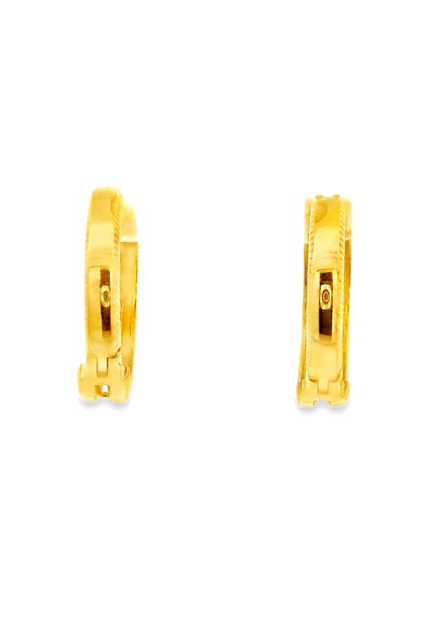 Cigold Taşsız Küpe 14 Ayar Altın 2.84 Gr OA-K2TB01029455