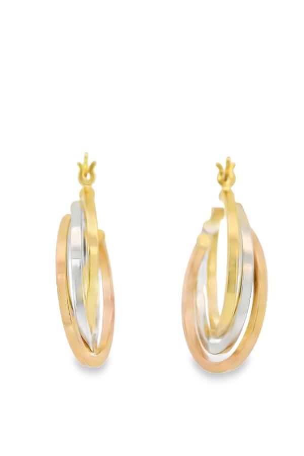 Cigold Taşsız Küpe 14 Ayar Altın 2.99 Gr OA-K1TB01069330