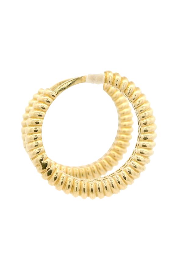 Cigold Taşsız Küpe 14 Ayar Altın 3.23 Gr OA-K2TB01029437