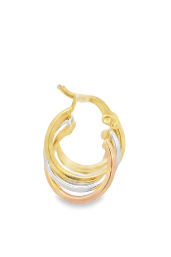 Cigold Taşsız Küpe 14 Ayar Altın 3.24 Gr OA-K1TB01069325