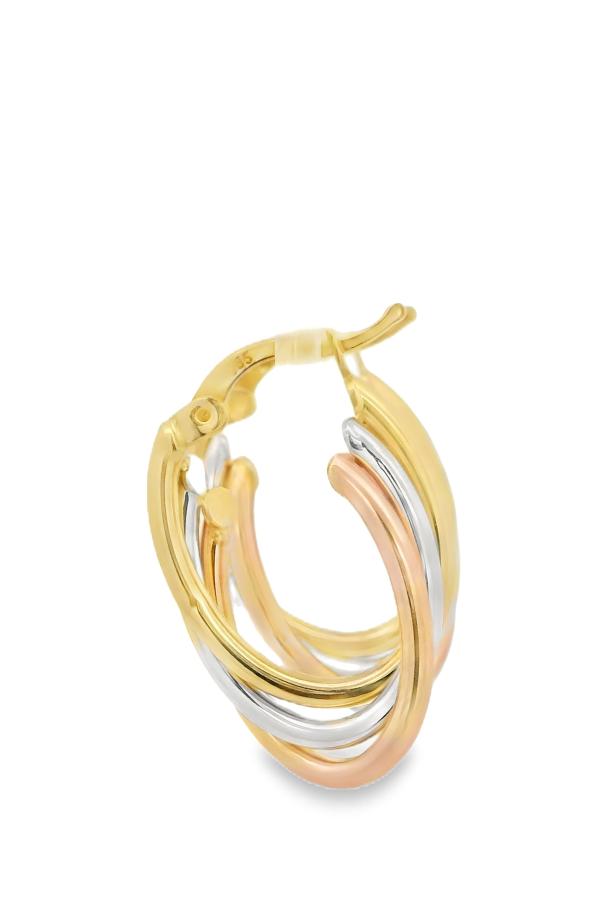 Cigold Taşsız Küpe 14 Ayar Altın 3.49 Gr OA-K1TB01069327