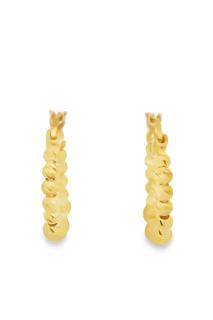 Cigold Taşsız Küpe 14 Ayar Altın 3.80 Gr OA-K1TB01029347