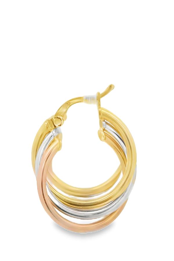 Cigold Taşsız Küpe 14 Ayar Altın 3.86 Gr OA-K1TB01069328