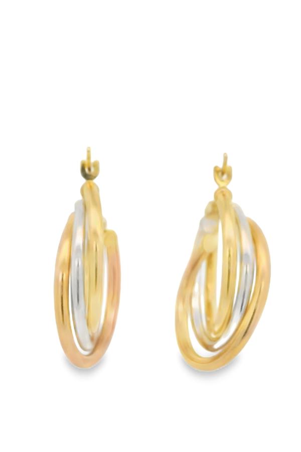 Cigold Taşsız Küpe 14 Ayar Altın 3.88 Gr OA-K1TB01069329