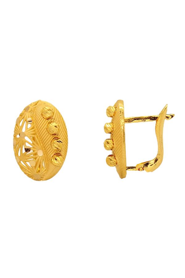 Cigold Taşsız Küpe 22 Ayar Altın 4.11 Gr OA-C1TB01028044