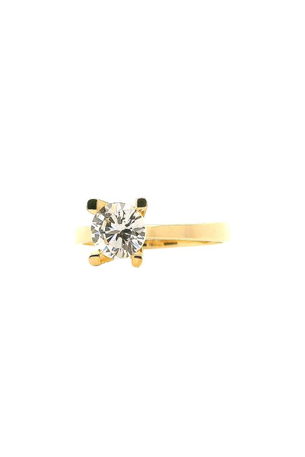 Cigold Tektaş Yüzük 14 Ayar Altın 1.44 Gr OA-K21301029222