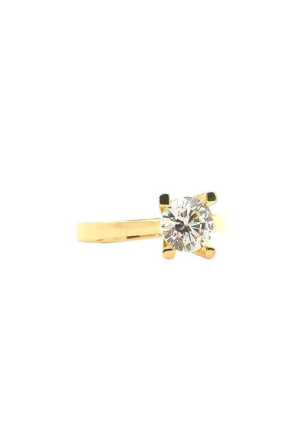 Cigold Tektaş Yüzük 14 Ayar Altın 1.44 Gr OA-K21301029222