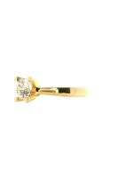Cigold Tektaş Yüzük 14 Ayar Altın 1.44 Gr OA-K21301029222
