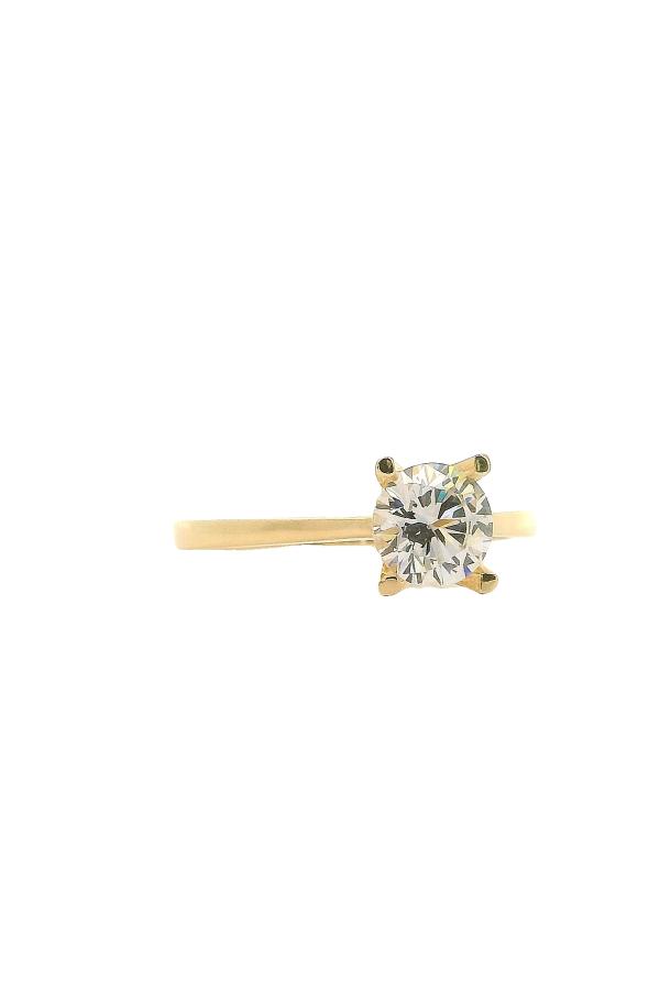 Cigold Tektaş Yüzük 14 Ayar Altın 1.45 Gr OA-C11501029208