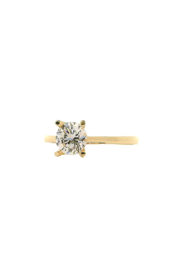 Cigold Tektaş Yüzük 14 Ayar Altın 1.45 Gr OA-C11501029208
