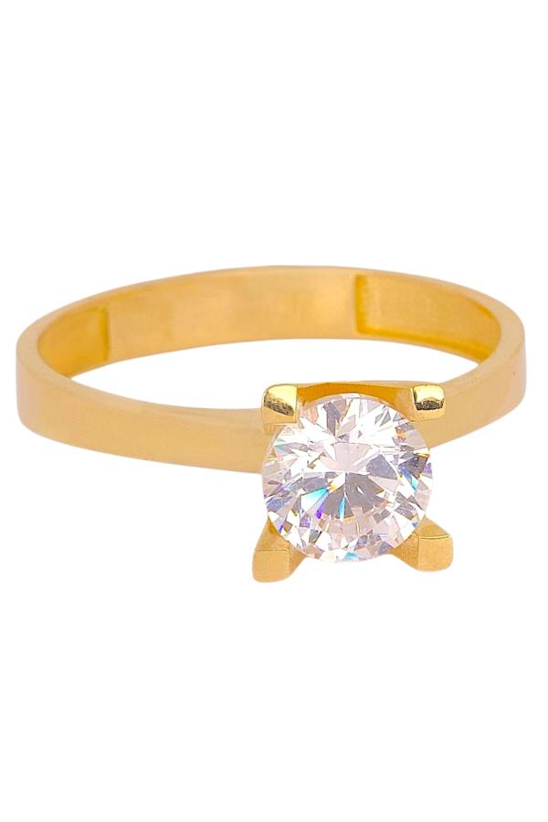 Cigold Tektaş Yüzük 14 Ayar Altın 1.50 Gr OA-K21301029095