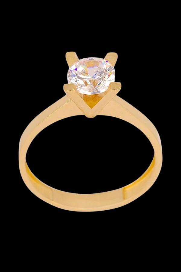 Cigold Tektaş Yüzük 14 Ayar Altın 1.50 Gr OA-K21301029095