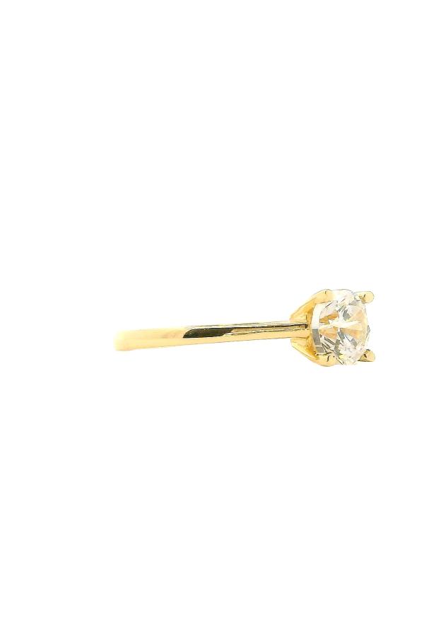 Cigold Tektaş Yüzük 14 Ayar Altın 1.50 Gr OA-K21501029224