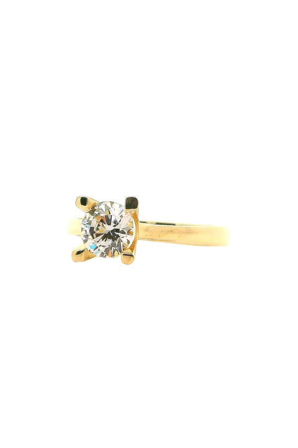 Cigold Tektaş Yüzük 14 Ayar Altın 1.55 Gr OA-K21601029226