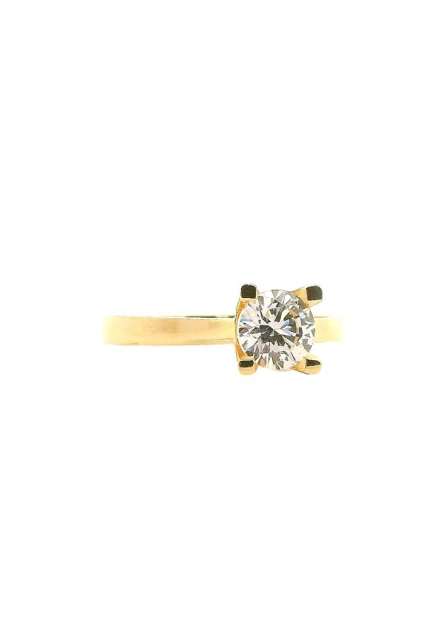 Cigold Tektaş Yüzük 14 Ayar Altın 1.56 Gr OA-K21901029227