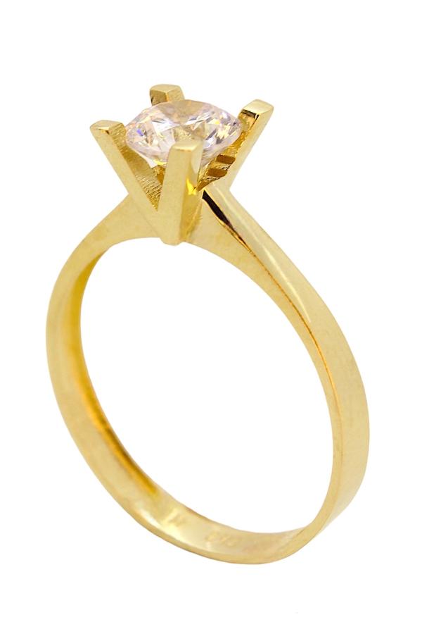 Cigold Tektaş Yüzük 14 Ayar Altın 1,57 Gr OA-C11501028663