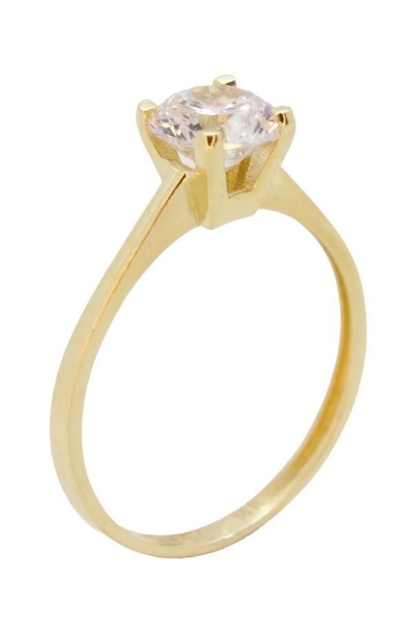 Cigold Tektaş Yüzük 14 Ayar Altın 1,57 Gr OA-C11501028678