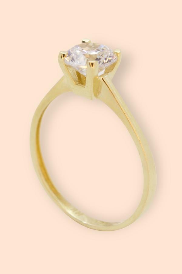 Cigold Tektaş Yüzük 14 Ayar Altın 1,57 Gr OA-C11501028678