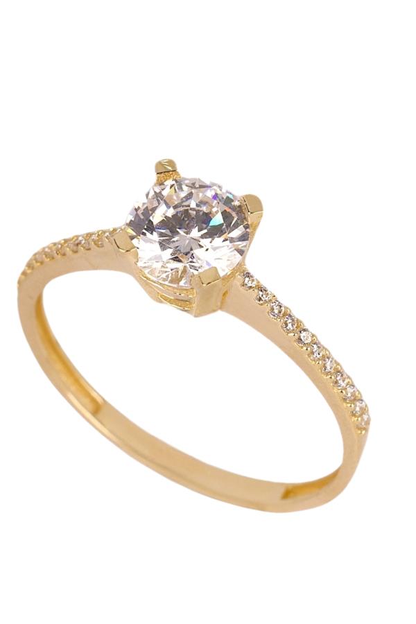 Cigold Tektaş Yüzük 14 Ayar Altın 1.59 Gr OA-C11501029022