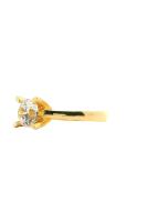 Cigold Tektaş Yüzük 14 Ayar Altın 1.59 Gr OA-K21301029216