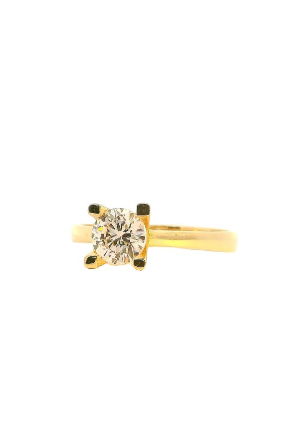 Cigold Tektaş Yüzük 14 Ayar Altın 1.60 Gr OA-C11701029205