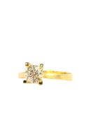 Cigold Tektaş Yüzük 14 Ayar Altın 1.60 Gr OA-C11901029204