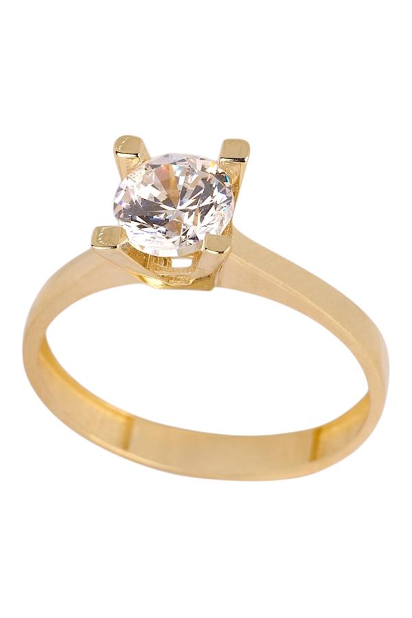 Cigold Tektaş Yüzük 14 Ayar Altın 1.64 Gr OA-C11501029027