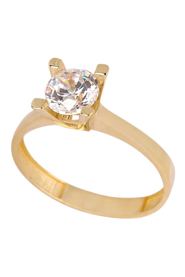 Cigold Tektaş Yüzük 14 Ayar Altın 1.64 Gr OA-C11501029027