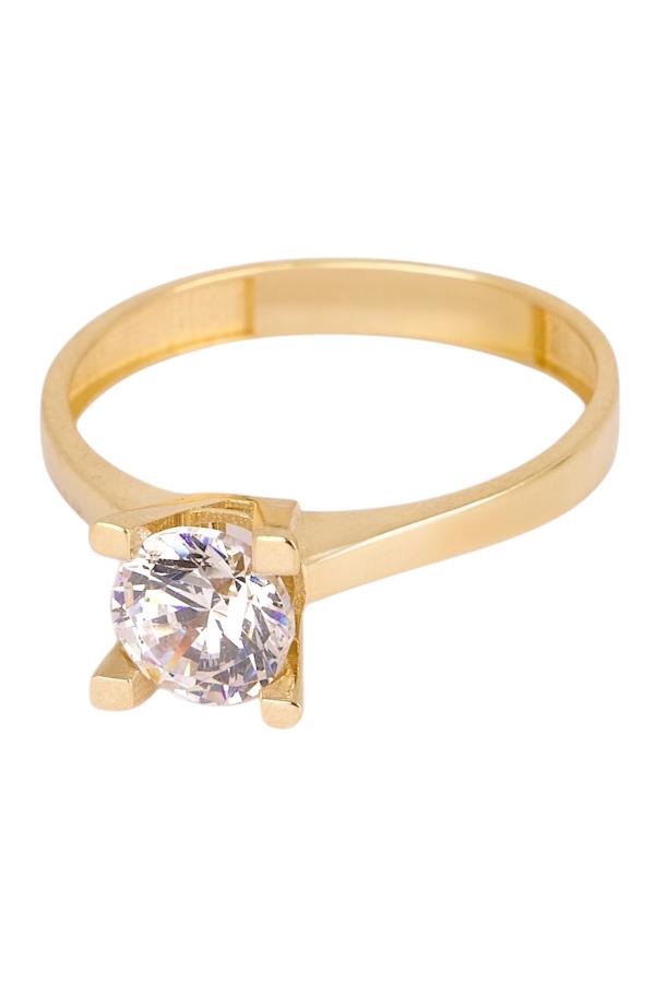 Cigold Tektaş Yüzük 14 Ayar Altın 1.64 Gr OA-C11501029027