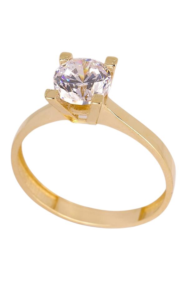 Cigold Tektaş Yüzük 14 Ayar Altın 1.65 Gr OA-C11601029028