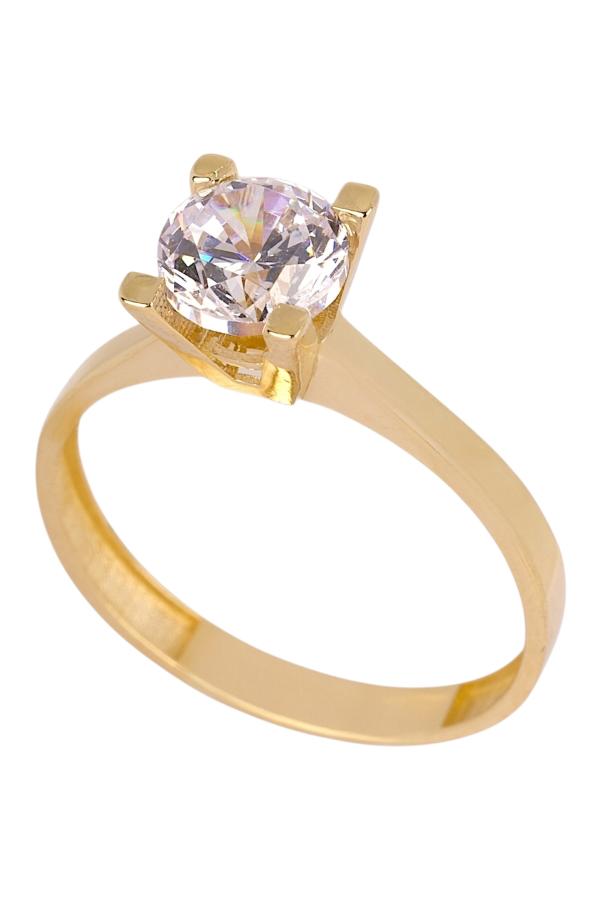 Cigold Tektaş Yüzük 14 Ayar Altın 1.65 Gr OA-C11601029028