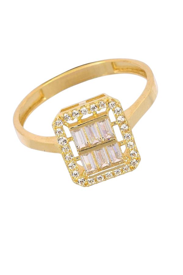Cigold Tektaş Yüzük 14 Ayar Altın 1,65 Gr OA-K21501028878