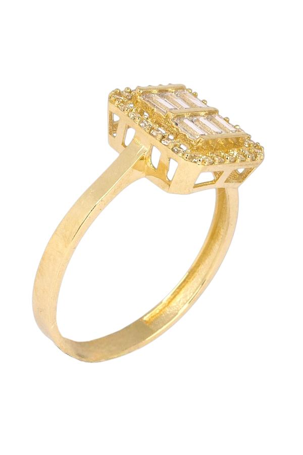 Cigold Tektaş Yüzük 14 Ayar Altın 1,65 Gr OA-K21501028878