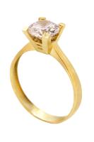 Cigold Tektaş Yüzük 14 Ayar Altın 1,67 Gr OA-C11601028672