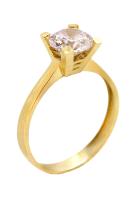 Cigold Tektaş Yüzük 14 Ayar Altın 1,67 Gr OA-C11601028672