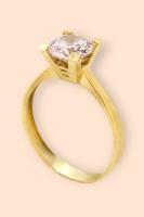 Cigold Tektaş Yüzük 14 Ayar Altın 1,67 Gr OA-C11601028672