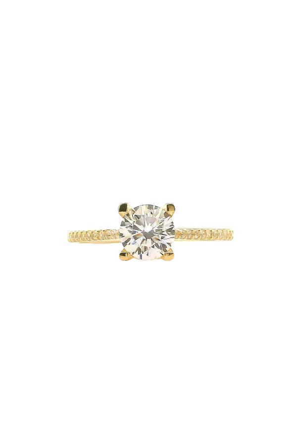 Cigold Tektaş Yüzük 14 Ayar Altın 1.67 Gr OA-K21501029230