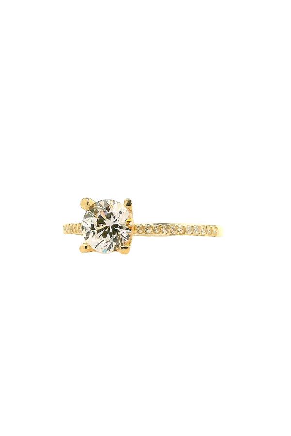 Cigold Tektaş Yüzük 14 Ayar Altın 1.67 Gr OA-K21501029230