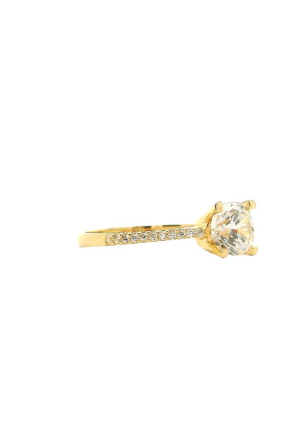 Cigold Tektaş Yüzük 14 Ayar Altın 1.67 Gr OA-K21501029230
