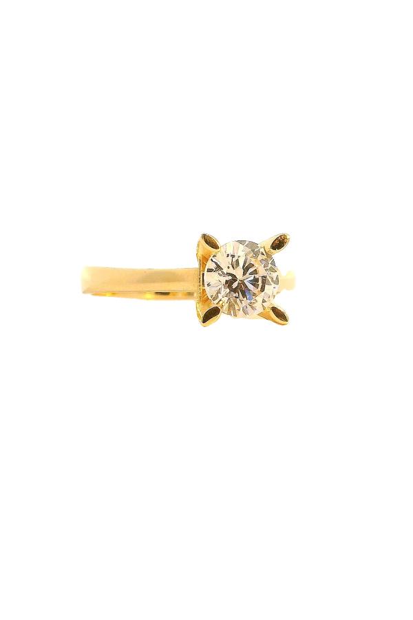 Cigold Tektaş Yüzük 14 Ayar Altın 1.68 Gr OA-C11301029203