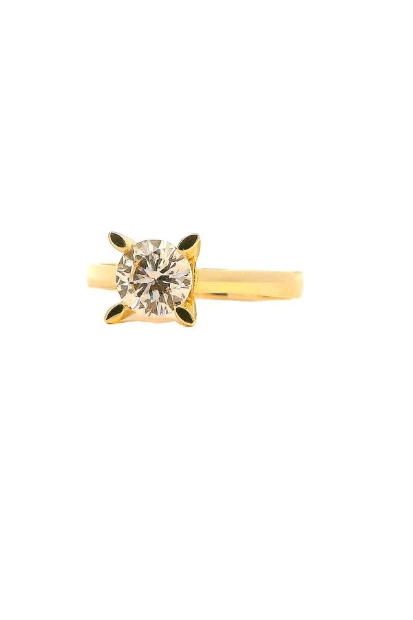 Cigold Tektaş Yüzük 14 Ayar Altın 1.68 Gr OA-C11301029203