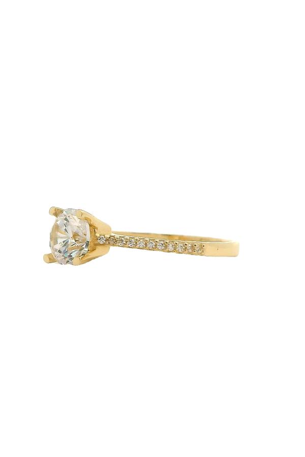 Cigold Tektaş Yüzük 14 Ayar Altın 1.69 Gr OA-C11501029210