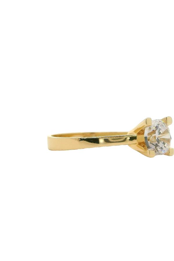 Cigold Tektaş Yüzük 14 Ayar Altın 1.75 Gr OA-C12101029207