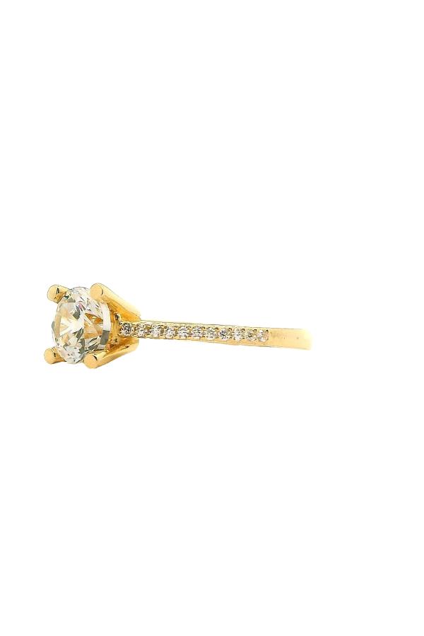 Cigold Tektaş Yüzük 14 Ayar Altın 1.82 Gr OA-K21501029231